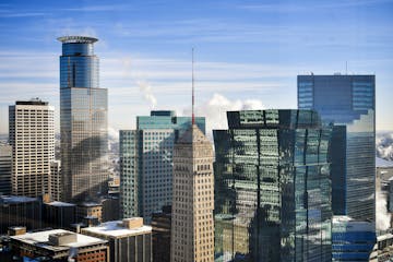 The Minneapolis skyline photographed in 2018.