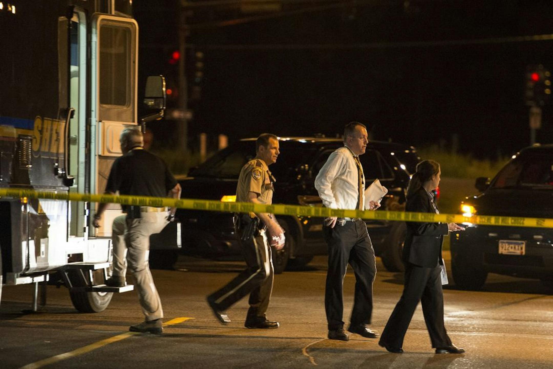 Police responded to an officer-involved shooting at an Arby's in Plymouth on Thursday, July 23, 2015.