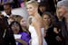 Charlize Theron arrives at the 85th annual Academy Awards at the Dolby Theatre at Hollywood & Highland Center in Los Angeles, California, Sunday, Febr