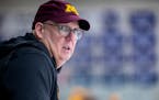 Bob Motzko, who was named Big Ten Hockey Coach of the Year on Monday, guided the Gophers to a 16-14-7 record with a team that featured 19 freshmen or 