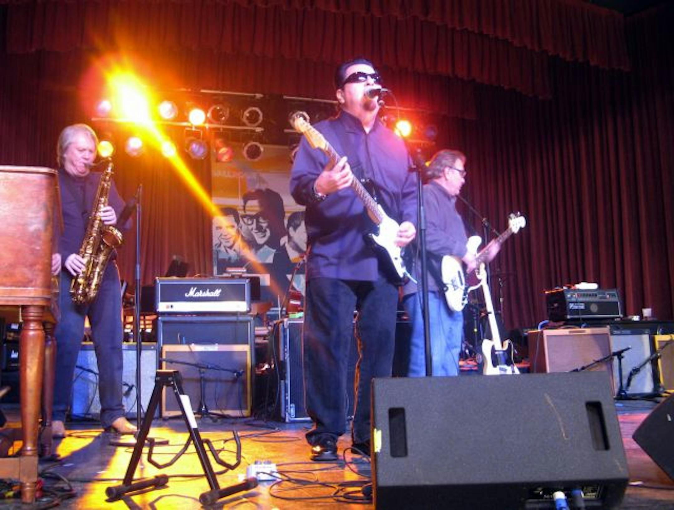 Los Lobos performed at the Surf Ballroon as part of the 50th anniversary of Buddy Hollys death.