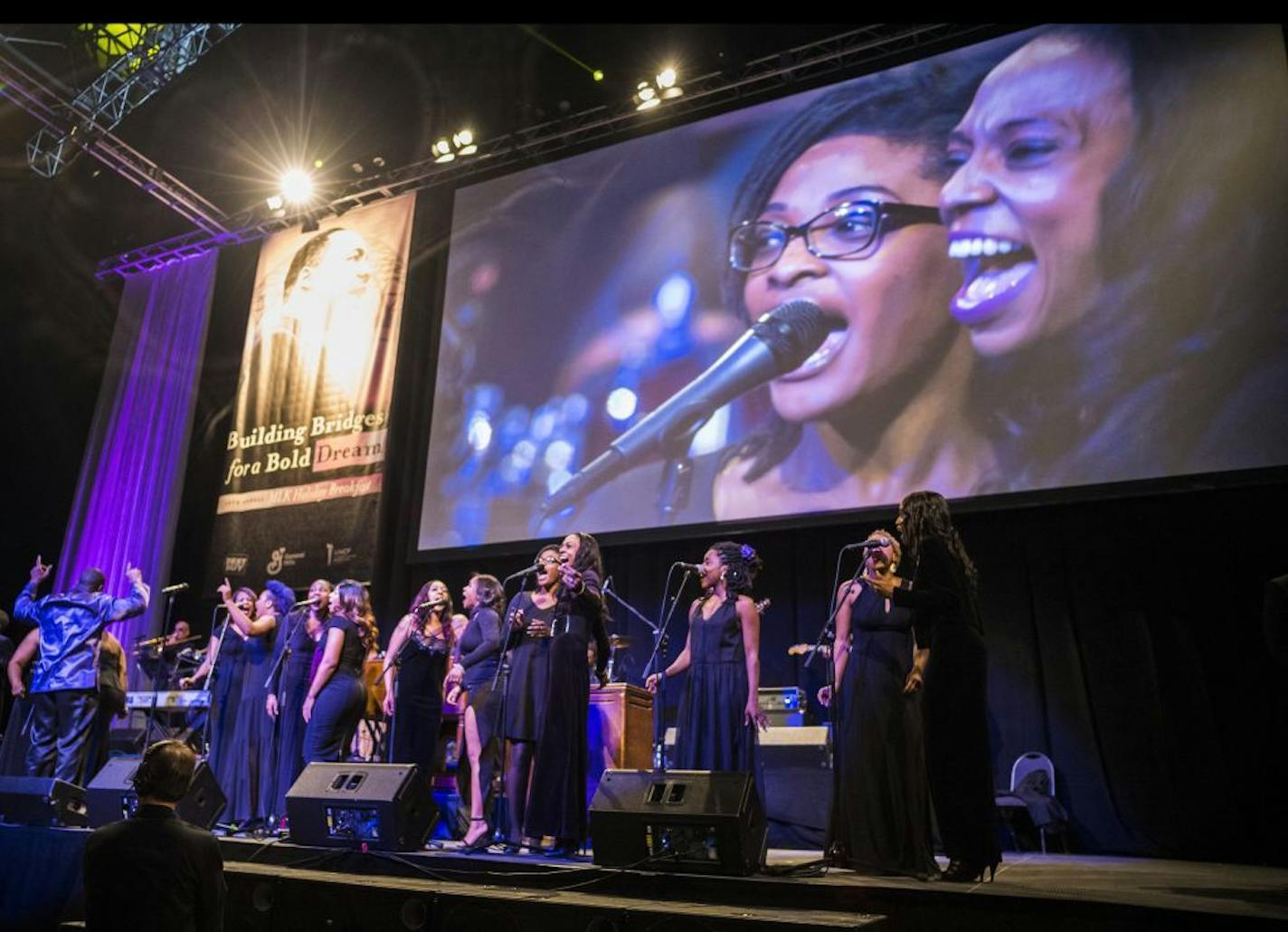 Sounds of Blackness provided the musical inspiration for the event.