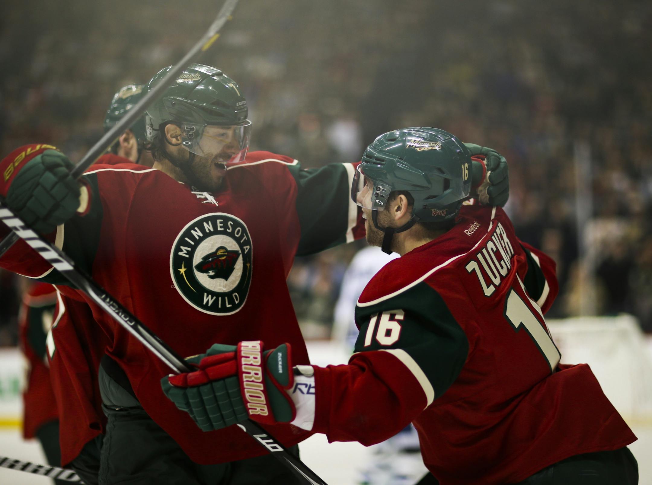 Matt Cullen and Jason Zucker,