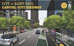 On Wednesday afternoon, the St. Paul City Council will hold a public hearing about the 10th Street Bikeway.