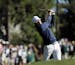 Jordan Spieth hits on the second fairway during the first round of the Masters golf tournament Thursday, April 7, 2016, in Augusta, Ga. (AP Photo/Davi