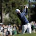 Jordan Spieth hits on the second fairway during the first round of the Masters golf tournament Thursday, April 7, 2016, in Augusta, Ga. (AP Photo/Davi
