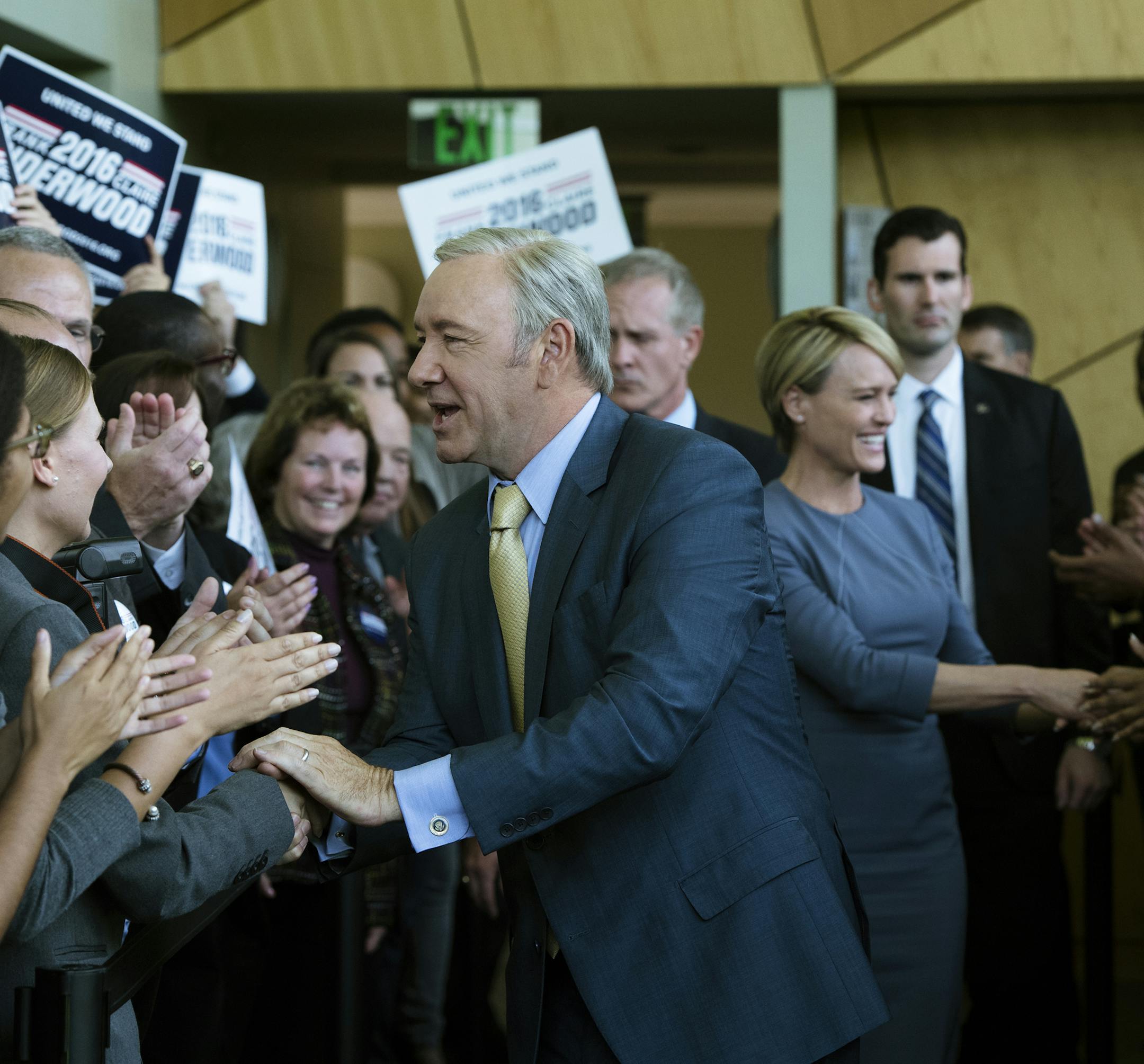 Kevin Spacey and Robin Wright in "House of Cards," season 5.