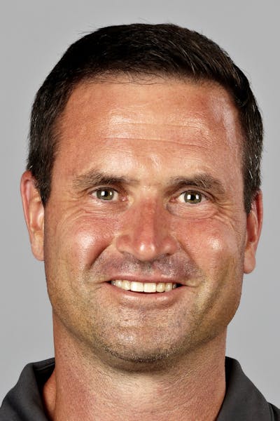 This is a photo of Mike Priefer of the Minnesota Vikings NFL football team. This image reflects the Minnesota Vikings active roster as of Tuesday, Jul