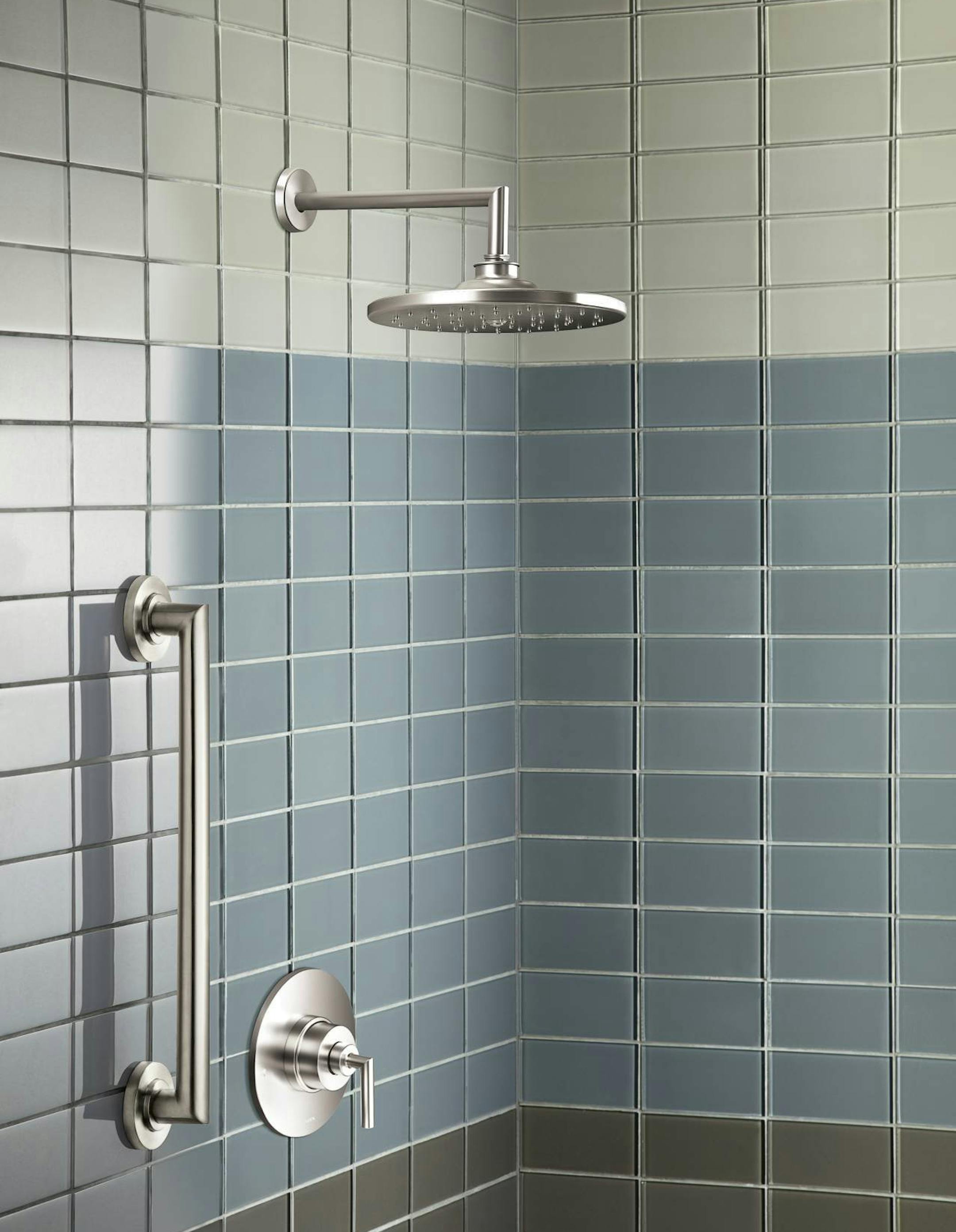 Moenís Arris shower arm installs into the showerís existing plumbing. It then attaches to the Arris Rainshower shower head. (Moen/MCT) ORG XMIT: 1153706