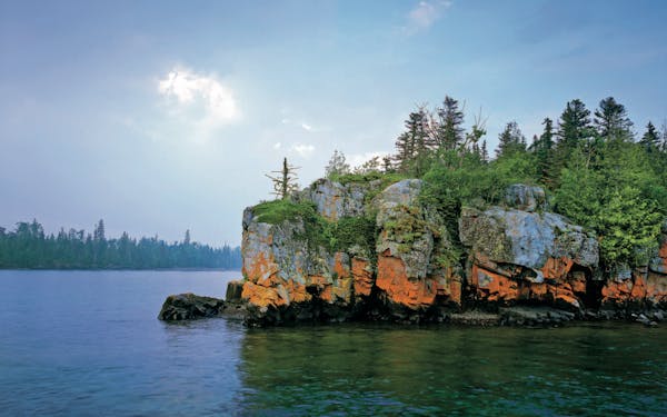 Burnt Island on Lake Superior, Isle Royale National Park, Michigan