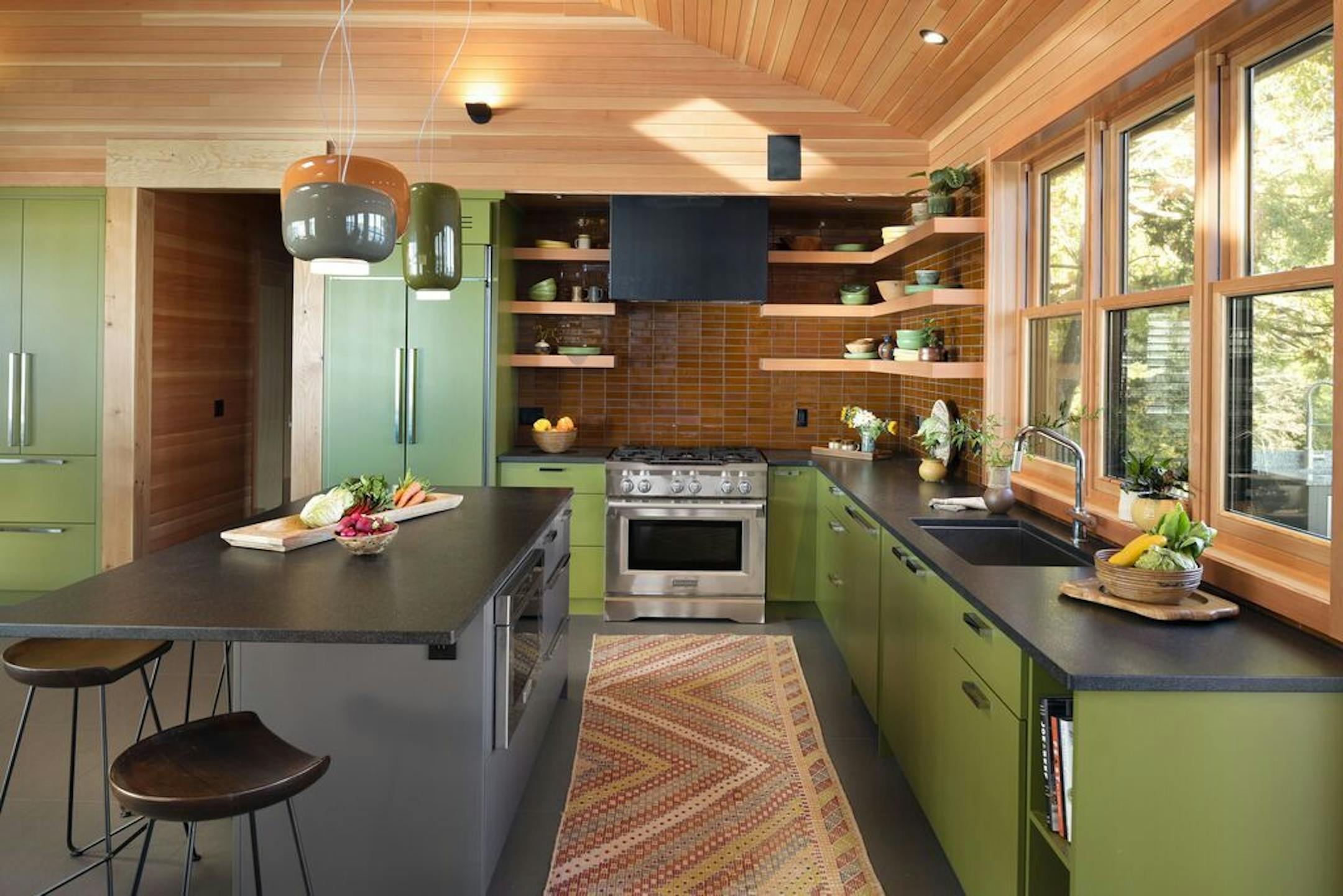 The kitchen.