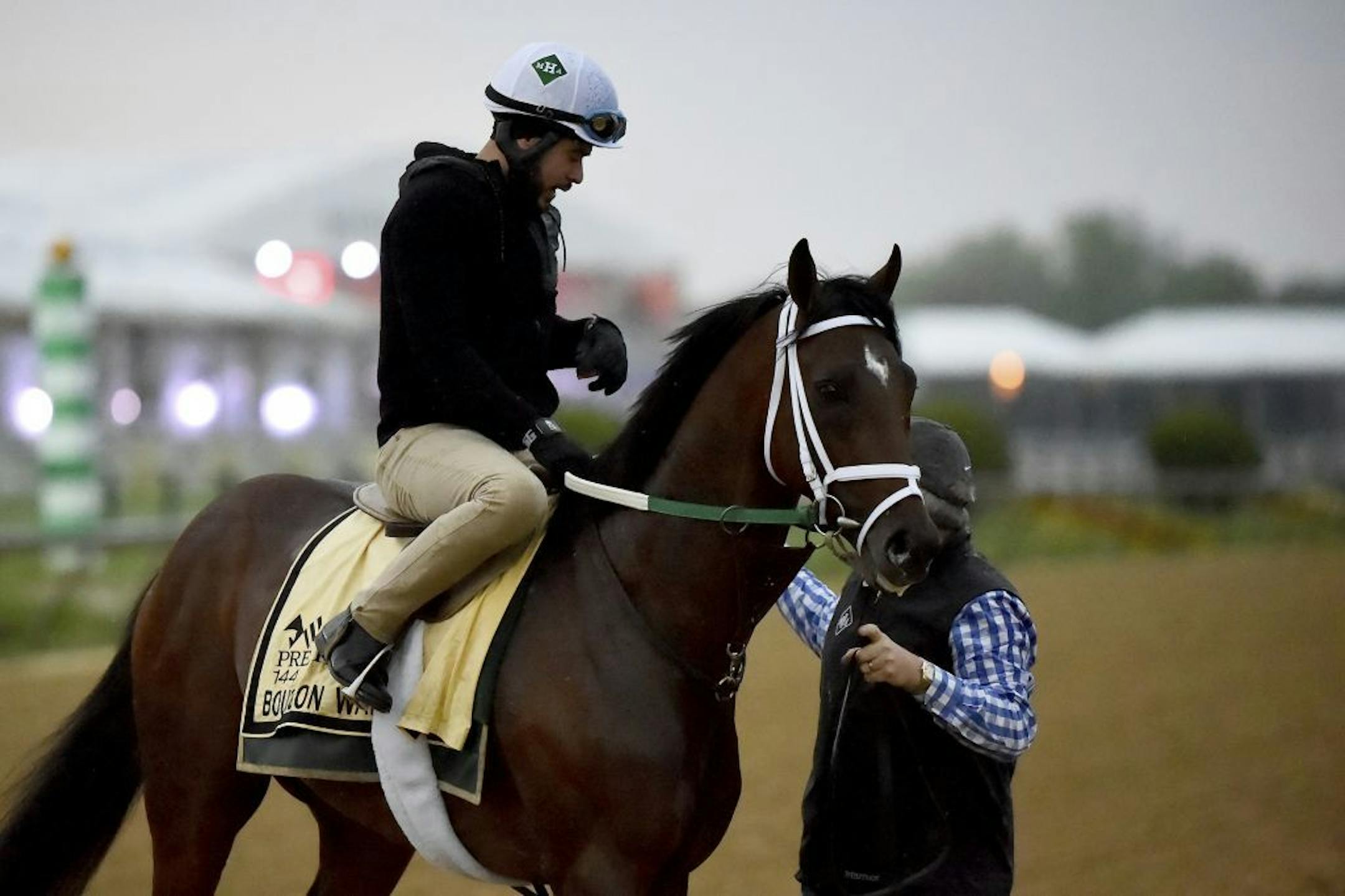 Bourbon War exercised on Thursday at Pimlico.