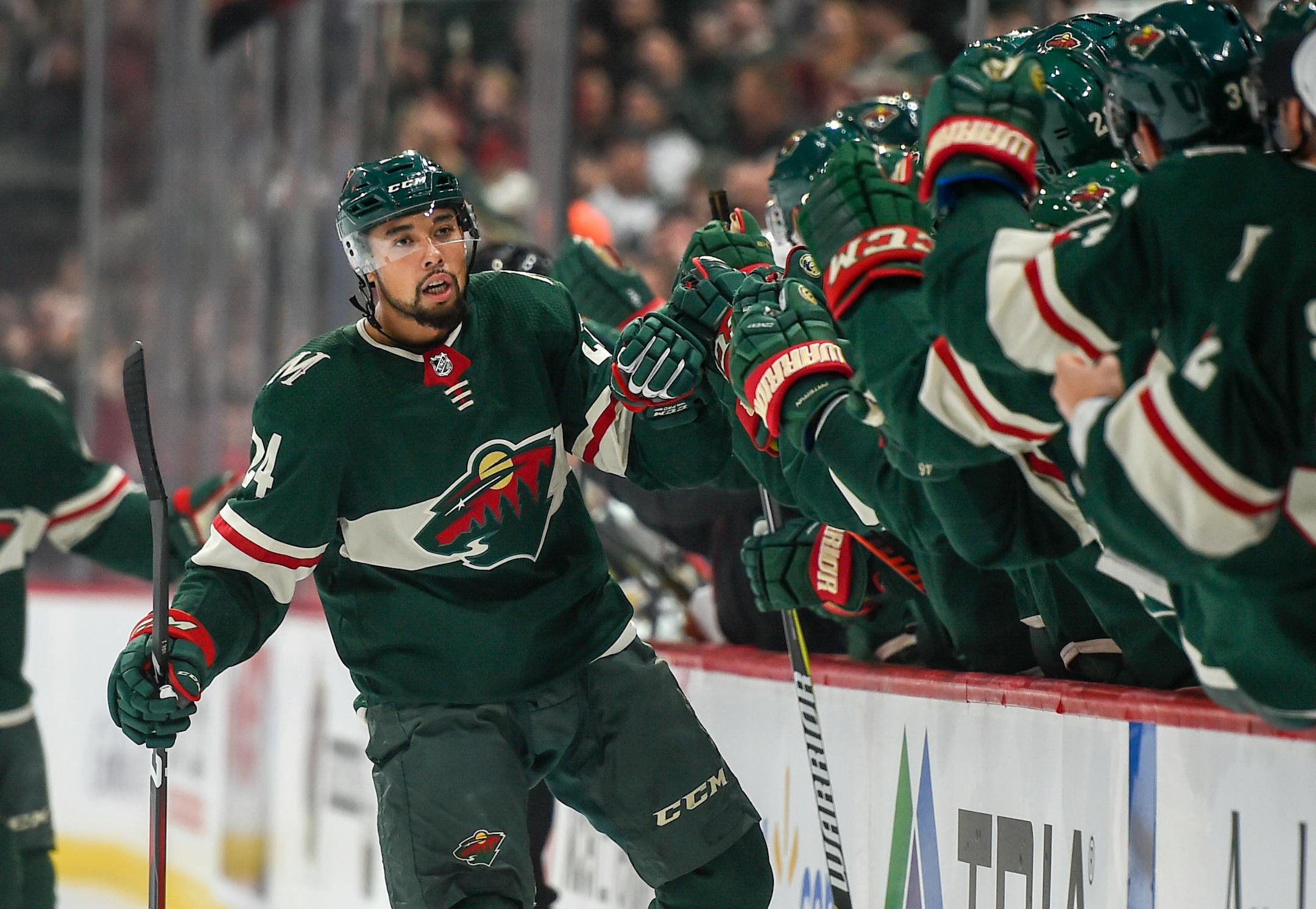 Wild defenseman Matt Dumba