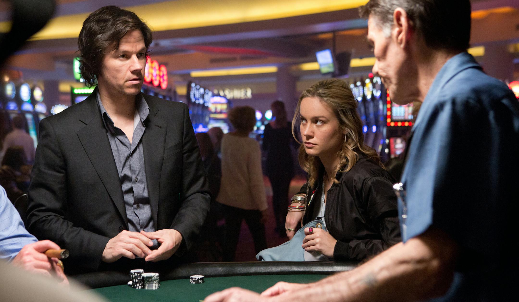 In this image released by Paramount Pictures, Mark Wahlberg, left, and Brie Larson appear in a scene from "The Gambler." (AP Photo/Paramount Pictures, Claire Folger)