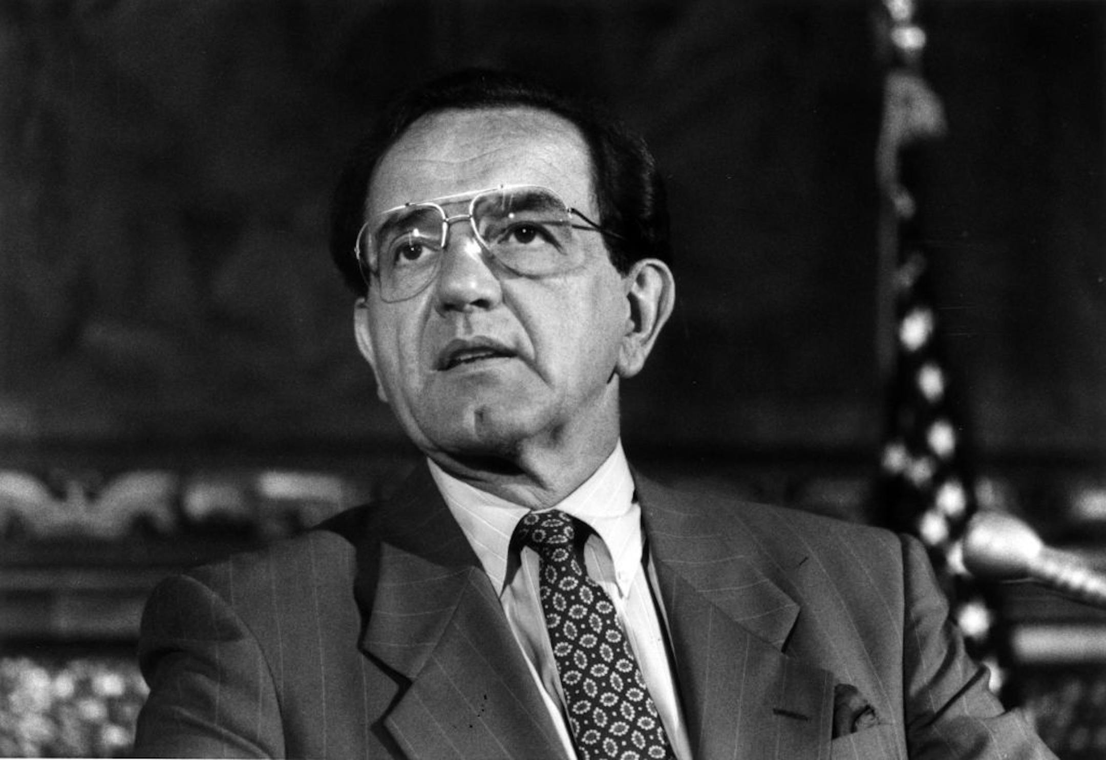 Former Minnesota gov. Rudy Perpich in early June, 1990. Star Tribune photo by Duane Braley.