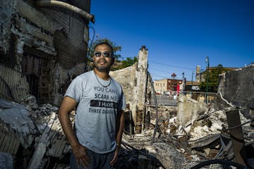 Ruhel Islam's restaurant was destroyed. The owner of Gandhi Mahal said "let my building burn, justice needs to be served." He plans to rebuild on the 