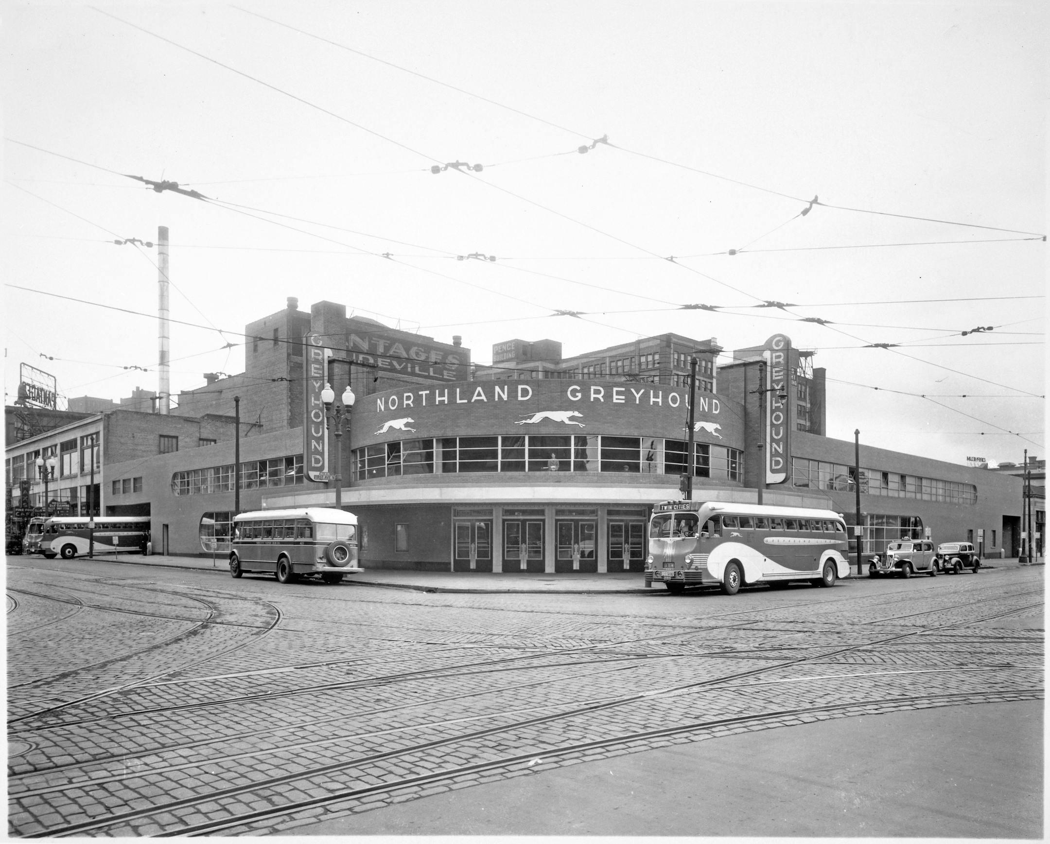 Northland Greyhound bus station, eventual home of First Avenue