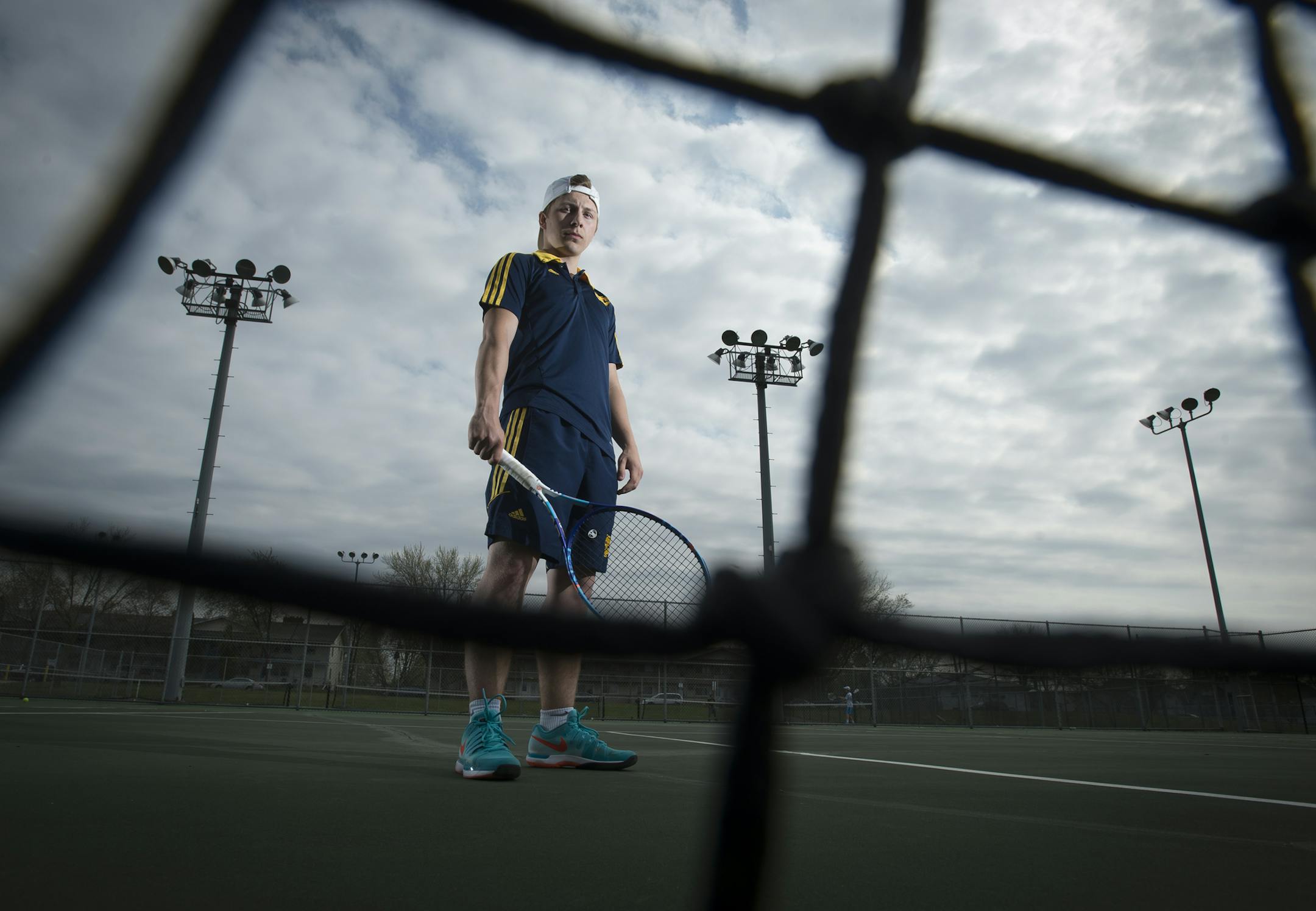 Columbia Heights’ Blake Kuether reached the state tournament last season, a significant achievement and one that leads to expectations. (Aaron Lavinsky, Star Tribune)
