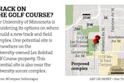 Map: Track on the U of M golf course?