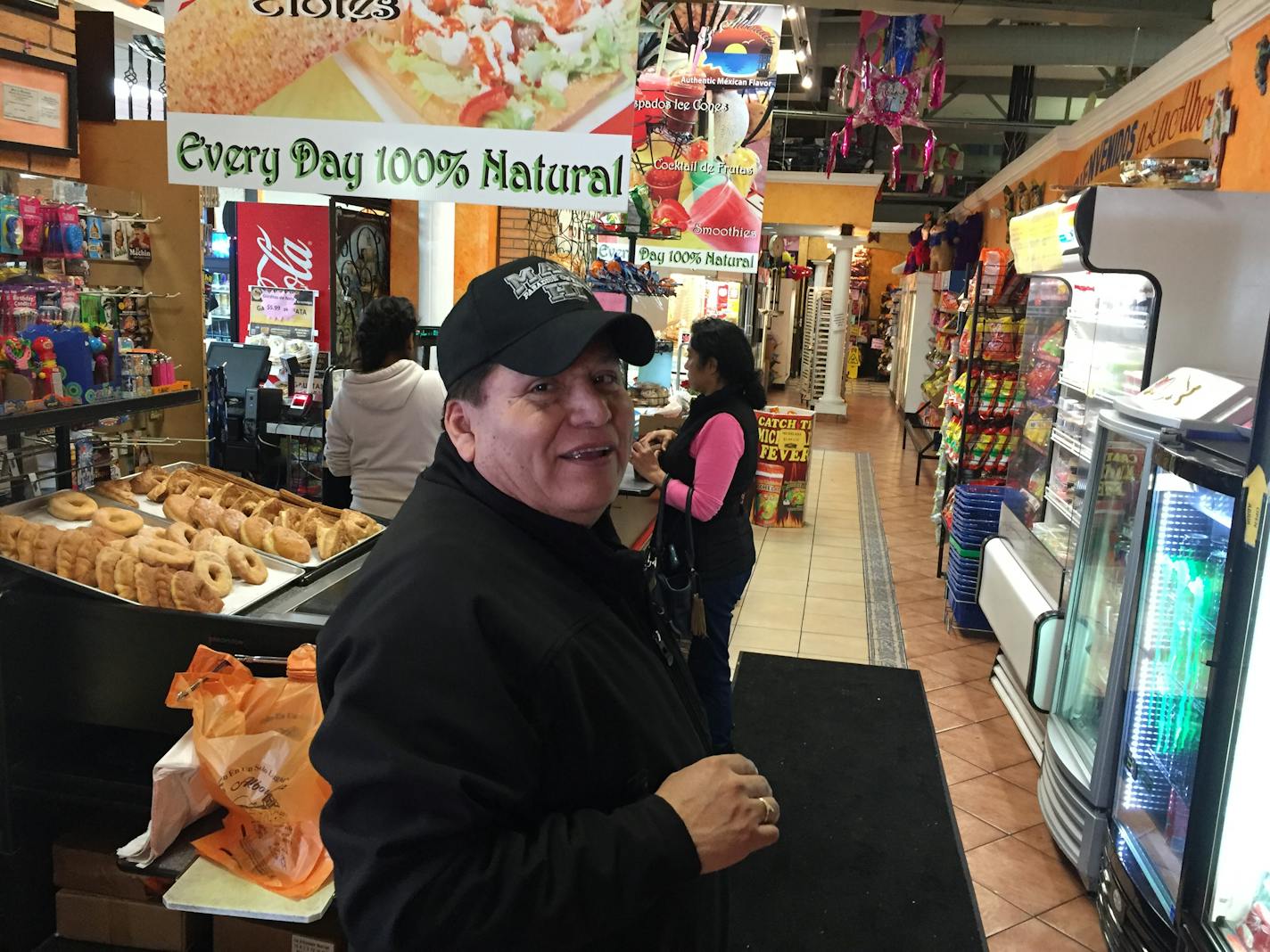 La Alborada Market owner Orlando Cruz gives a tour of his business at Lake Street and 19th Avenue South.