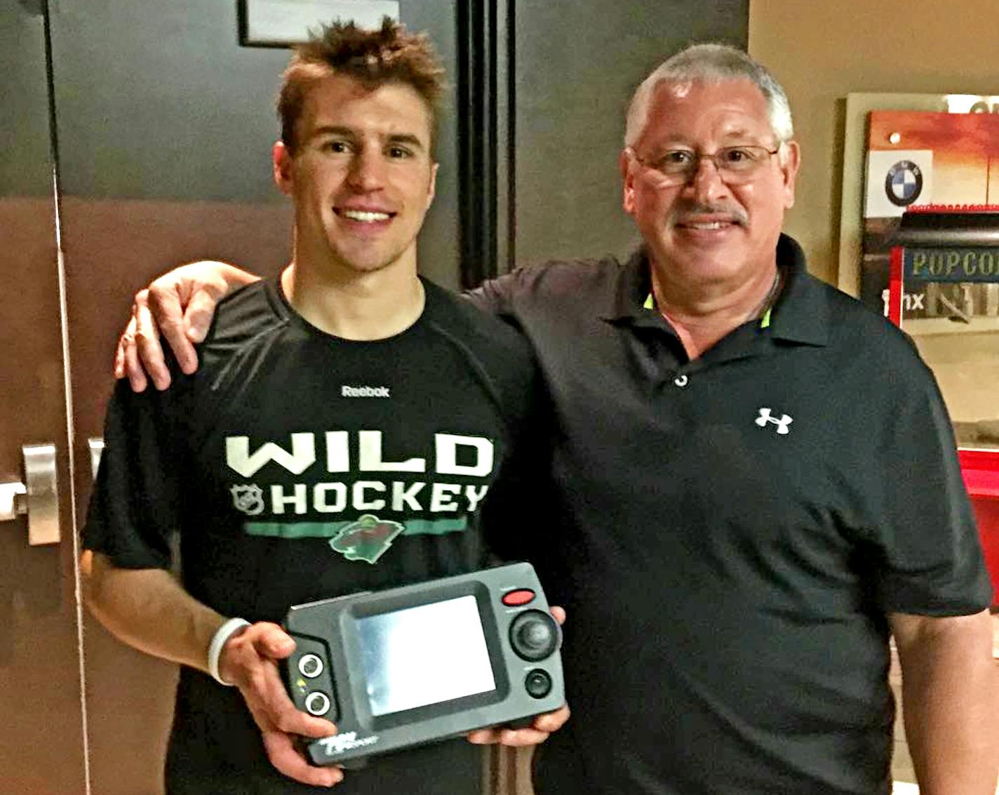 Zach Parise and Jay Schroeder, courtesy of EVO UltraFit.