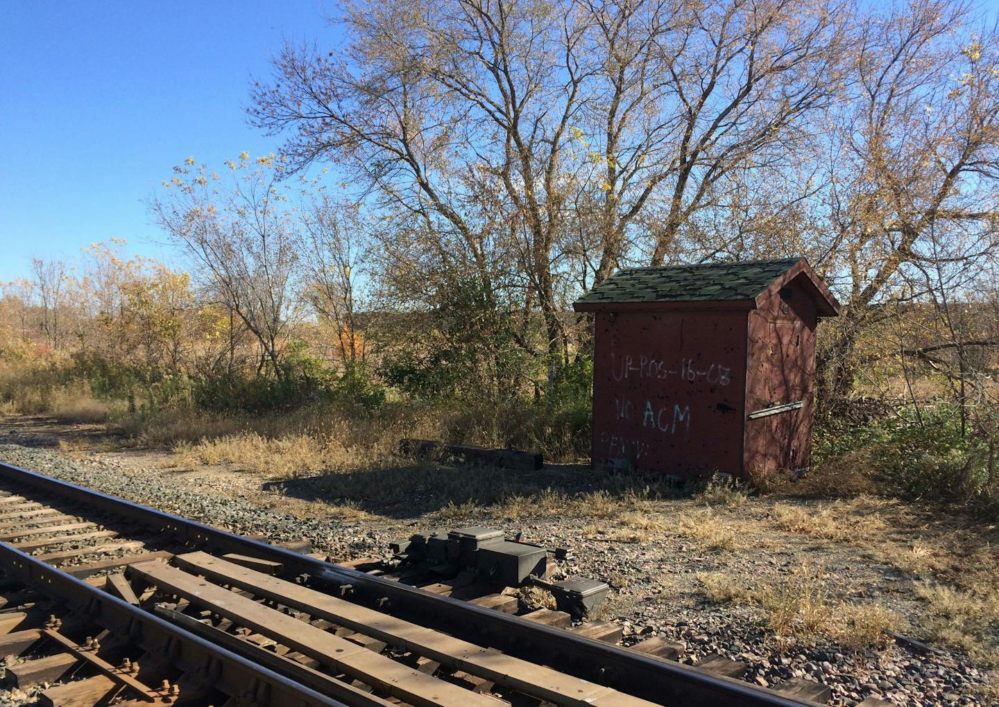 A man's body was found last month inside an old shed by the railroad tracks in Rosemount. His identity is still a mystery.