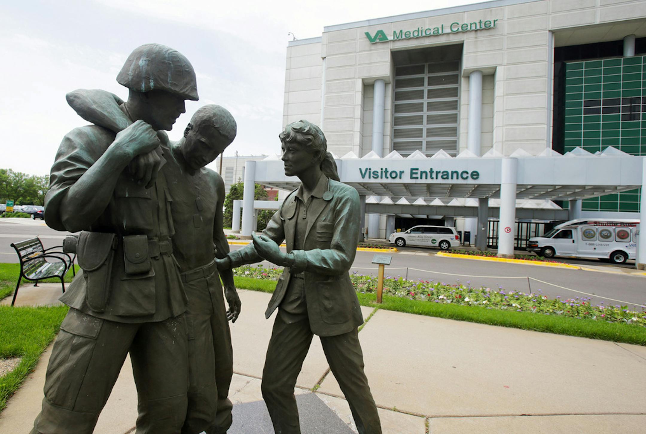 The Minneapolis VA Hospital.
AP Photo/Jim Mone