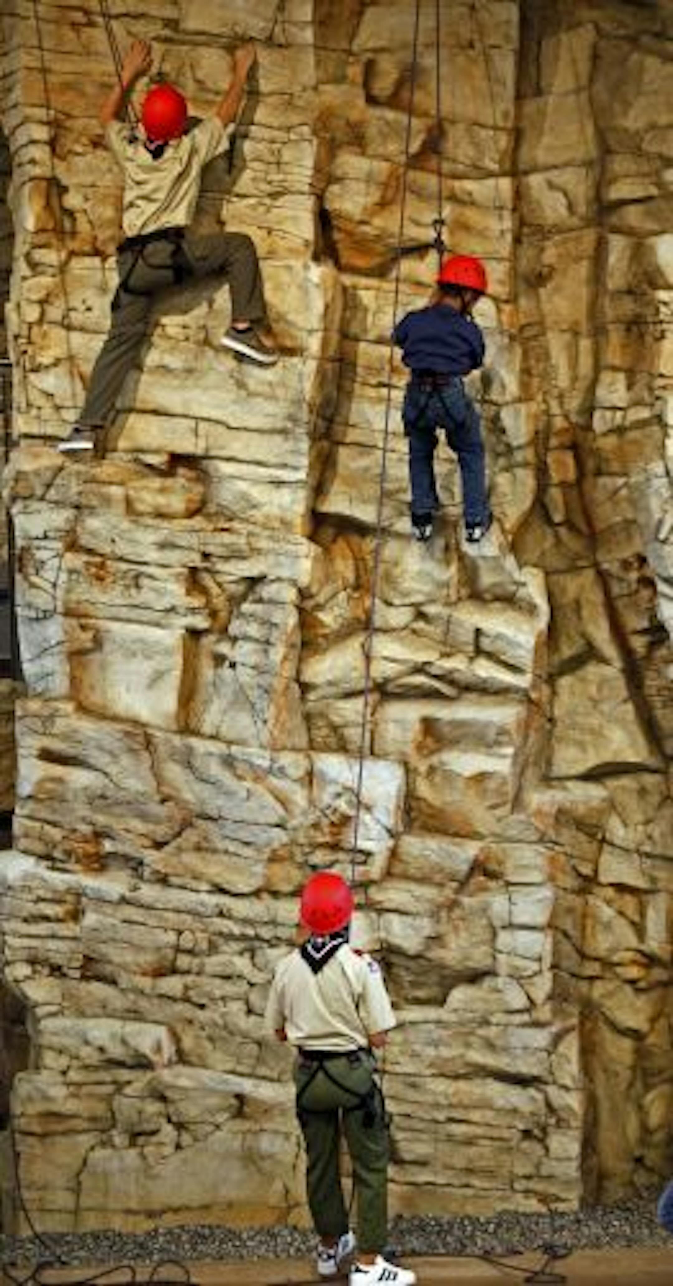 The camp aims to bring the outdoors to urban kids. "It's not just simply climbing a wall," said Base Camp Program director Jonathan Jones. "It's the interaction they'll have with their peers, the leaders they're going to be working with. …"