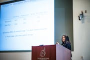 Anusha Nath of the Federal Reserve Bank of Minneapolis presented findings from the most recent study of the impact of Minneapolis and St. Paul’s min