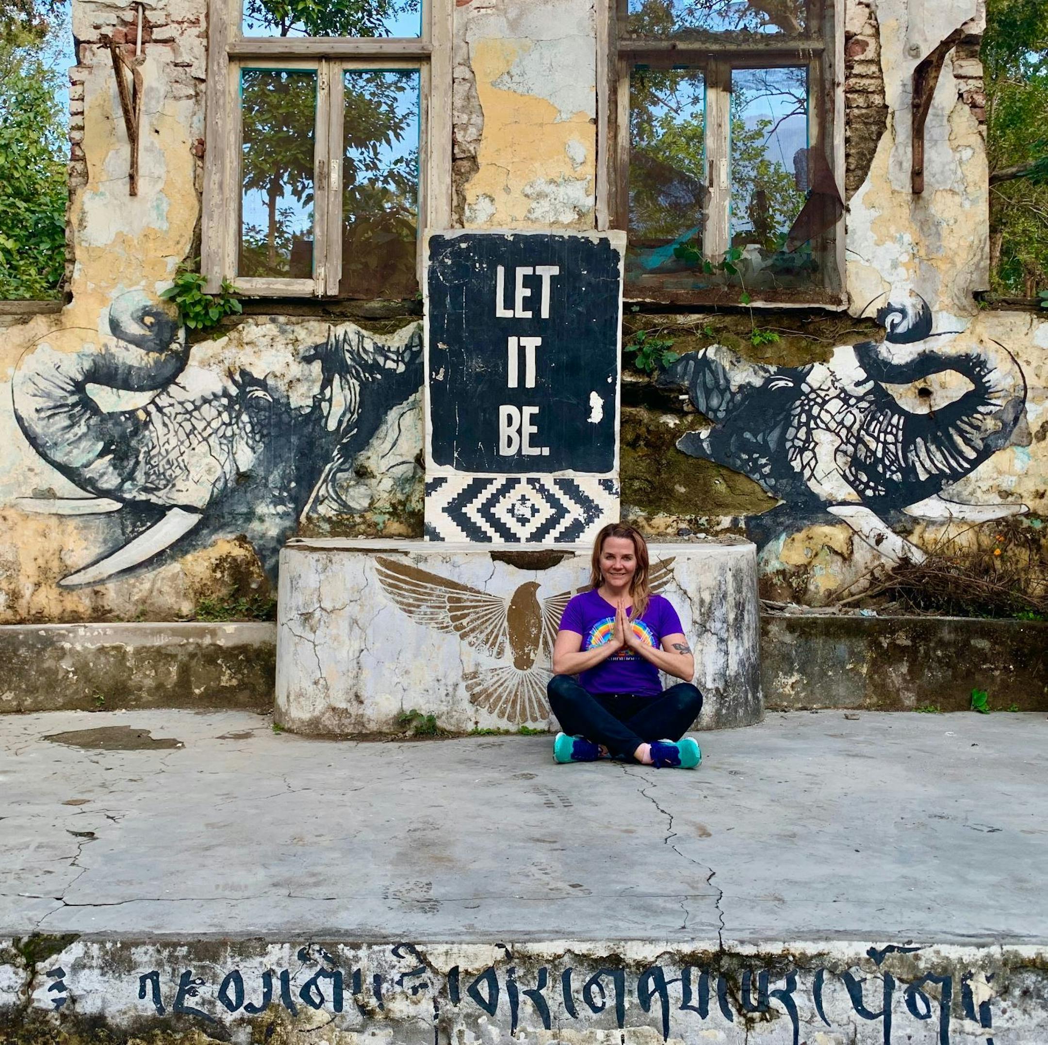 Mary Bue's yoga and meditation treks to India took her to the ashram in Rishikesh where the Beatles stayed in 1968.
