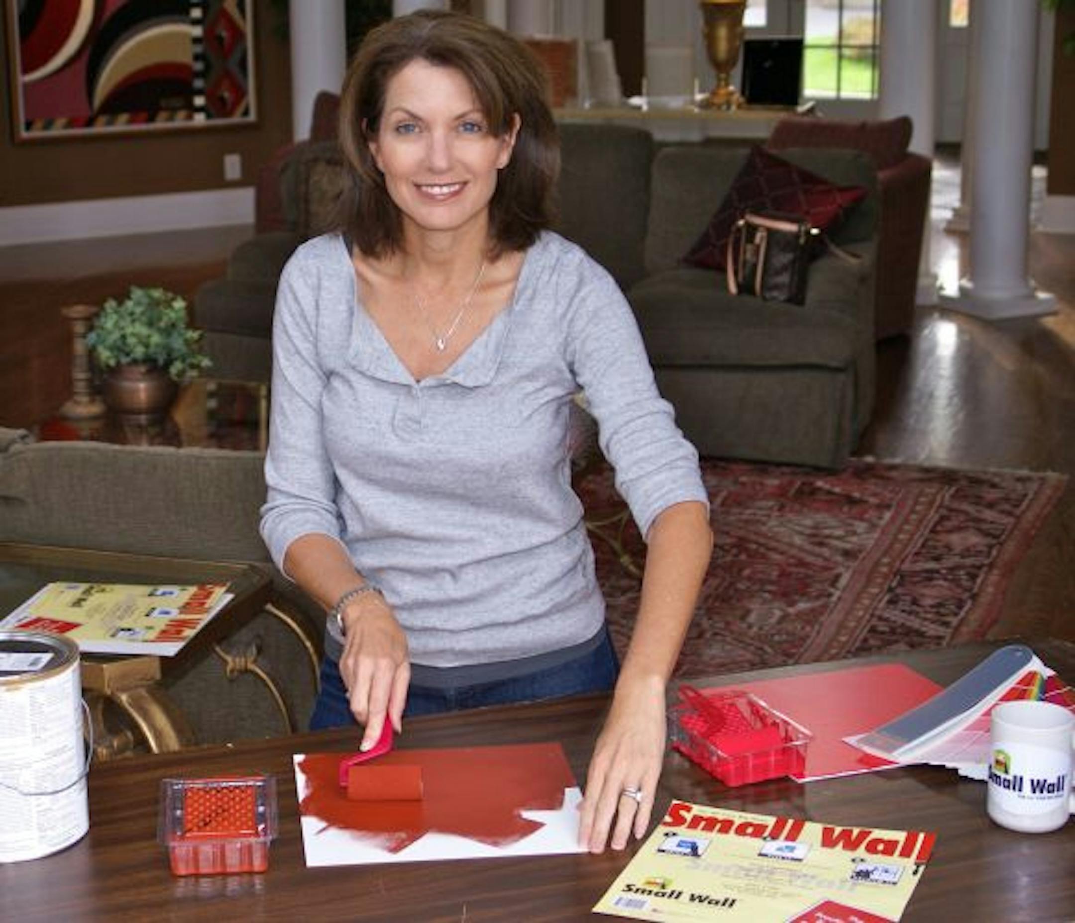 Small Wall paint-testing panels are lightweight, adhesive-backed panel made of a closed-cell material.