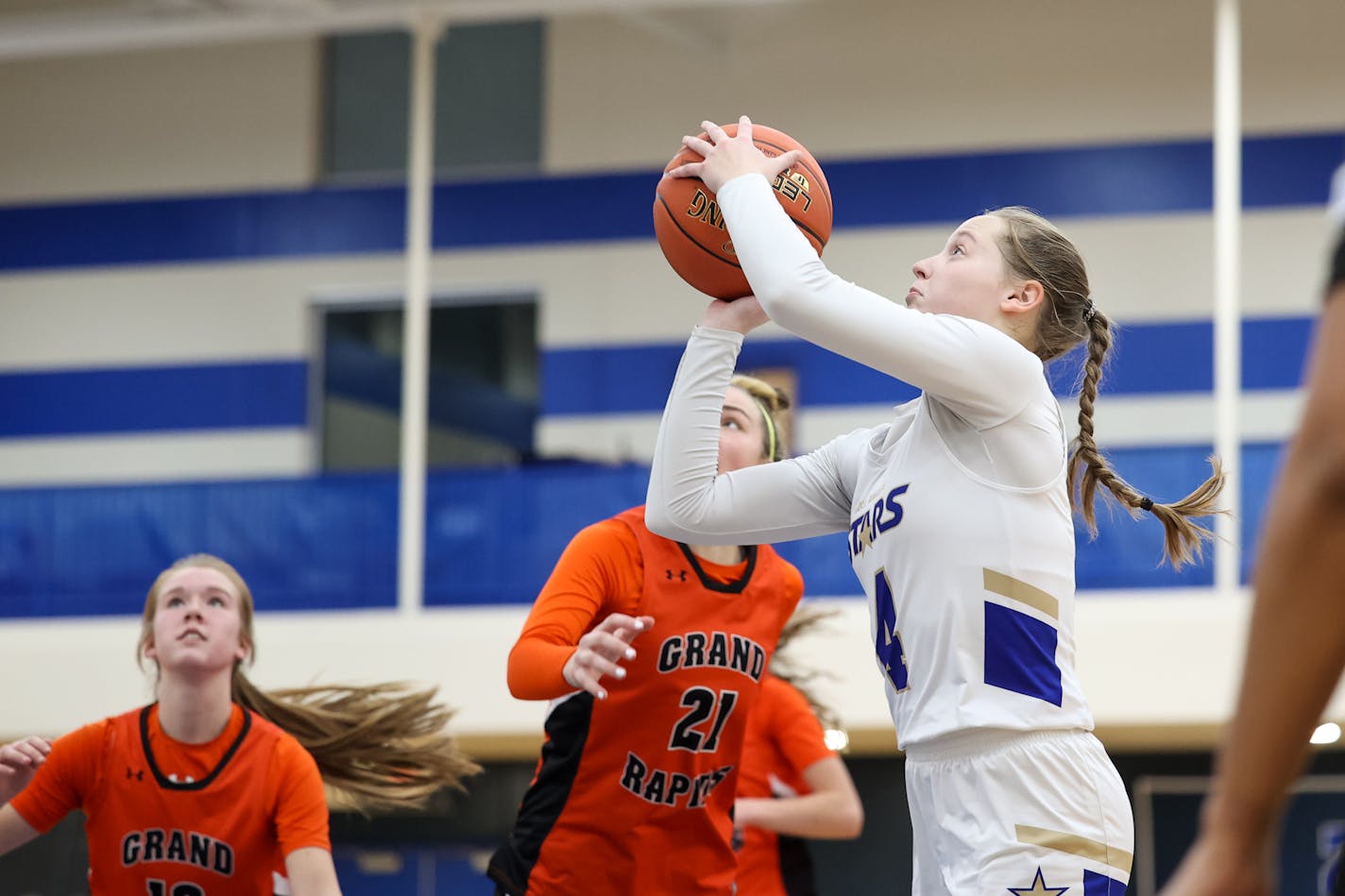 Grand Rapids vs Academy Of Holy Angels at St. Thomas Academy on Saturday, November 26, 2022. Photo by Cheryl A. Myers, SportsEngine