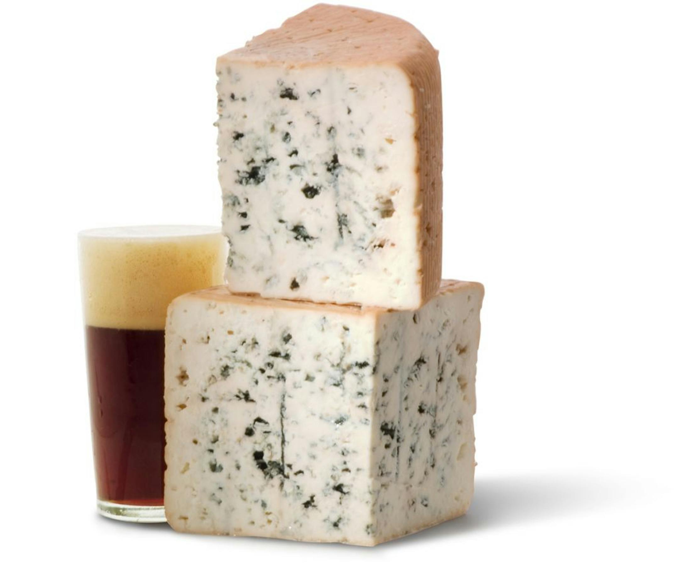 Wine and blue cheese -- a perfect pairing.