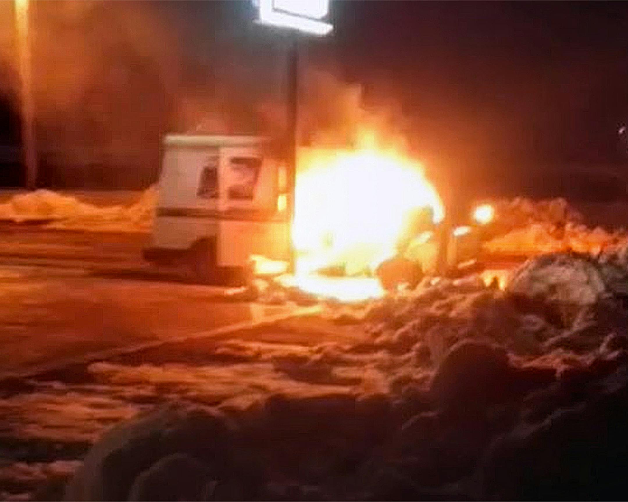 A video of the fire was recorded by Baxter resident Michelle Price and then posted on YouTube. Michelle Price