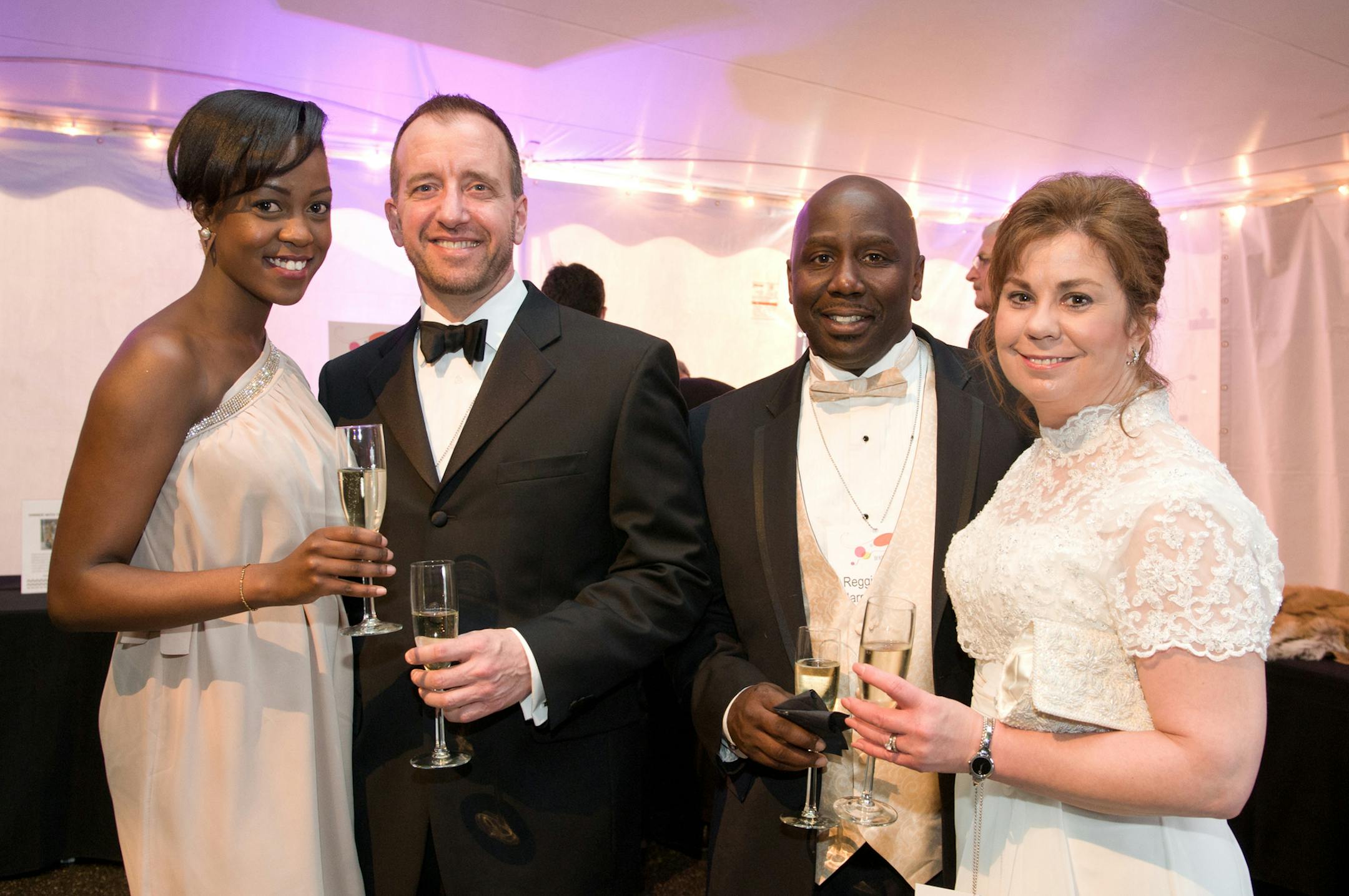 Joy Makanga, Jeff Menne, Reggie Jarrett, Mary Cisewski-Jarrett Beastly Ball photos for Facetime 4/27/2013