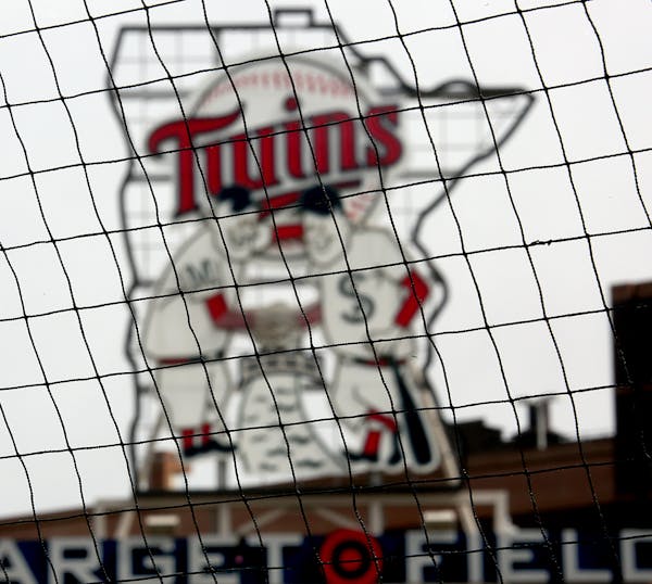 A new, protective netting is being installed at Target Field, as mandated by Major League Baseball. ]JIM GEHRZ &#xef; james.gehrz@startribune.com /Min