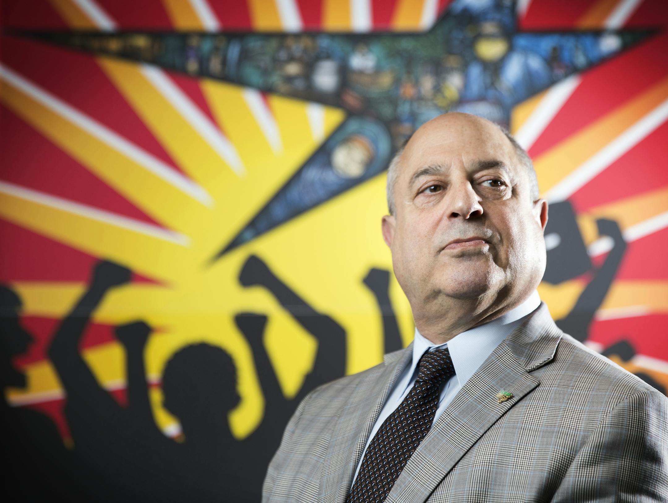 Executive director Eliot Seide of AFSCME Council 5. ] LEILA NAVIDI ï leila.navidi@startribune.com BACKGROUND INFORMATION: Eliot Seide, legendary leader of AFSCME Council 5, is retiring. Photographed in the AFSCME headquarters in South St. Paul on Wednesday, September 6, 2017.