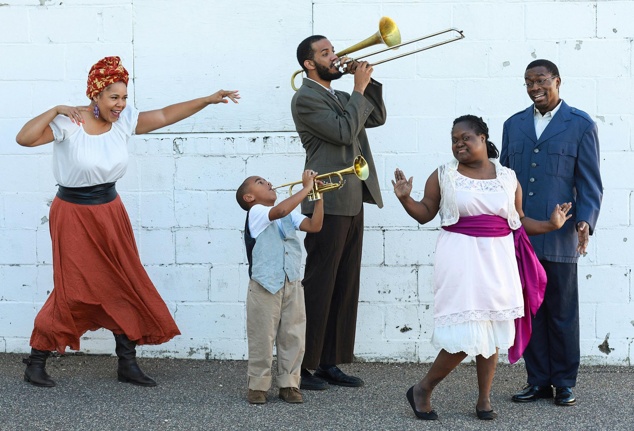 Actors from Interact's "Hot Funky Butt Jazz," opening Nov. 2, 2018, at the Guthrie. Provided by Media Savant Communications