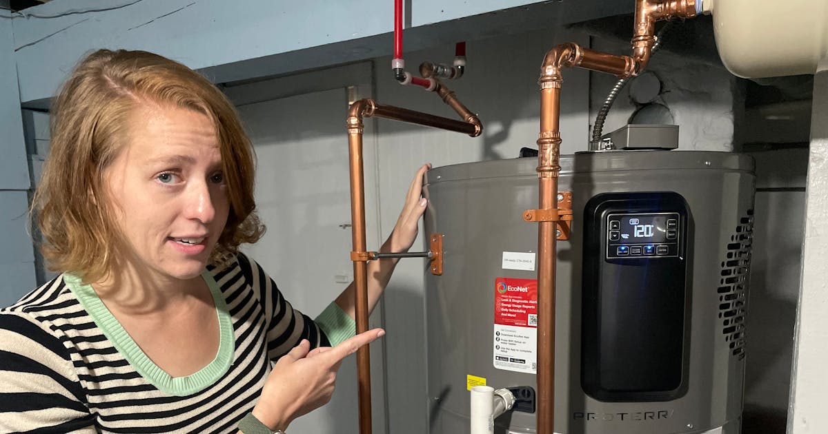 Heat pumps can replace traditional water heaters