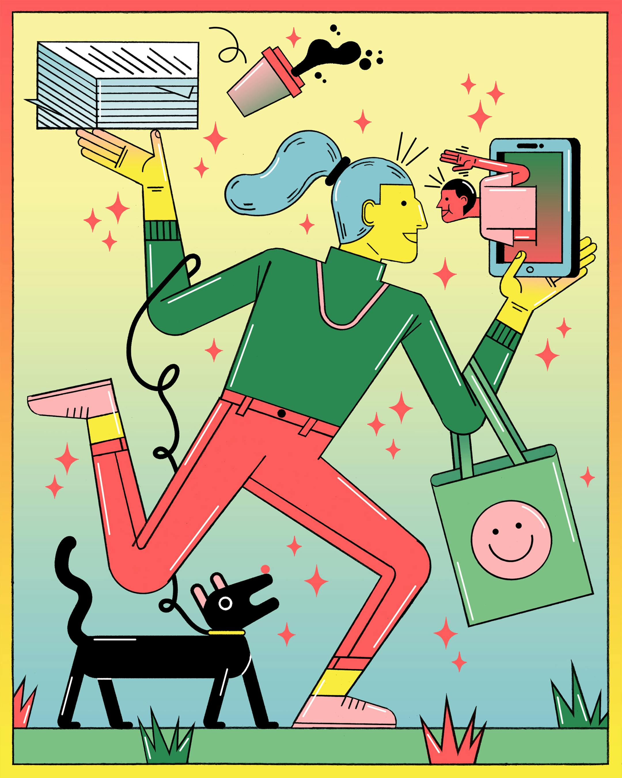 BC-WELL-FRIENDS-ART-NYTSF — Calling, texting or emailing a friend just to say "hello" might seem like an insignificant gesture — a chore, even, that isn't worth the effort. But new research suggests that casually reaching out to people in our social circles means more than we realize. (Moritz Wienert/The New York Times) — FOR USE ONLY WITH WELL STORY BC-WELL-FRIENDS-ART-NYTSF BY CATHERINE PEARSON. ALL OTHER USE PROHIBITED.