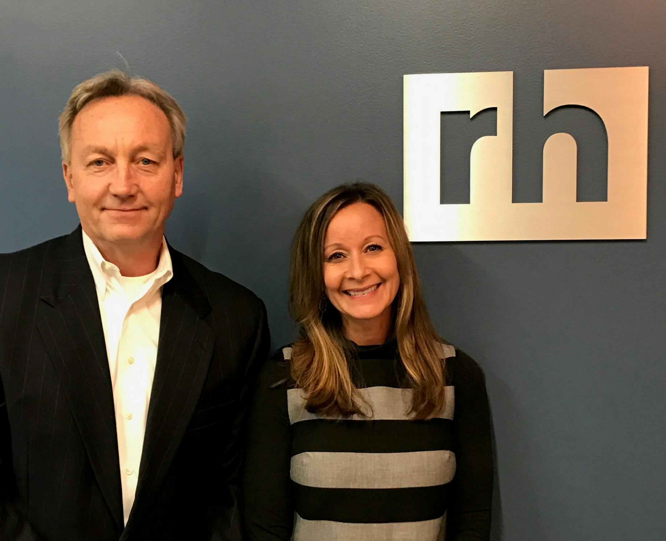 Minneapolis-based Robert Half executives Jim Kwapick and Kathy Northamer