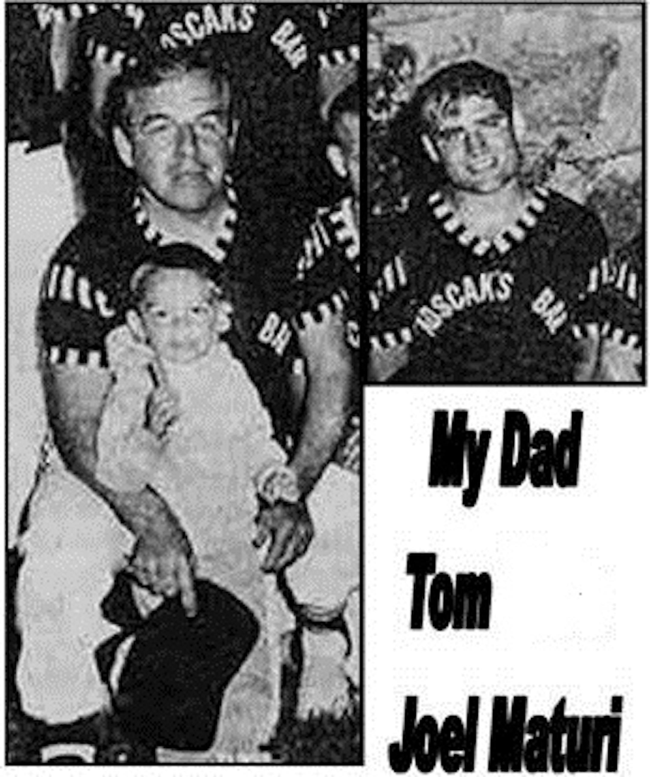 E-mailer Tom, his dad and apparently a very young Joel Maturi in Chisholm