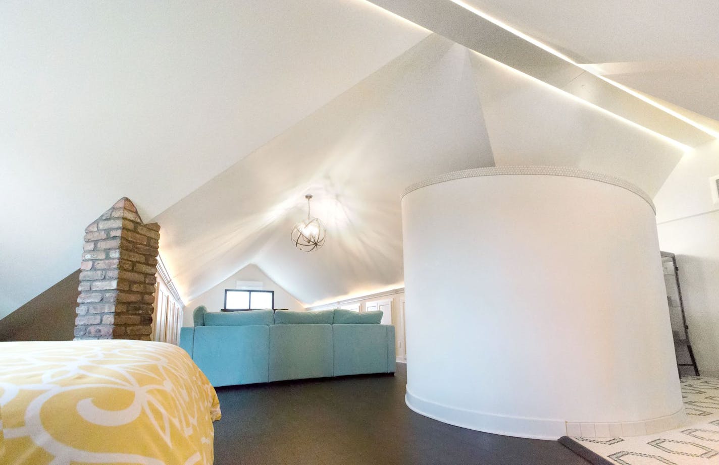 Provided photo Remodeled attic