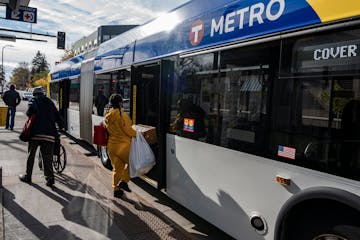 The C bus rapid transit line on Penn Avenue in Minneapolis.