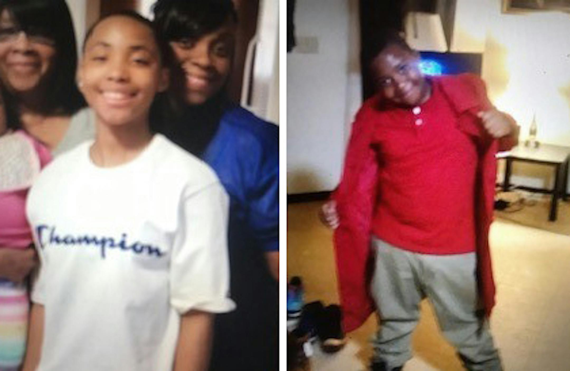 Navaeh Mary Lillian Bryant-Triplett, 13 and Sequan Bryant-Adail, 7,