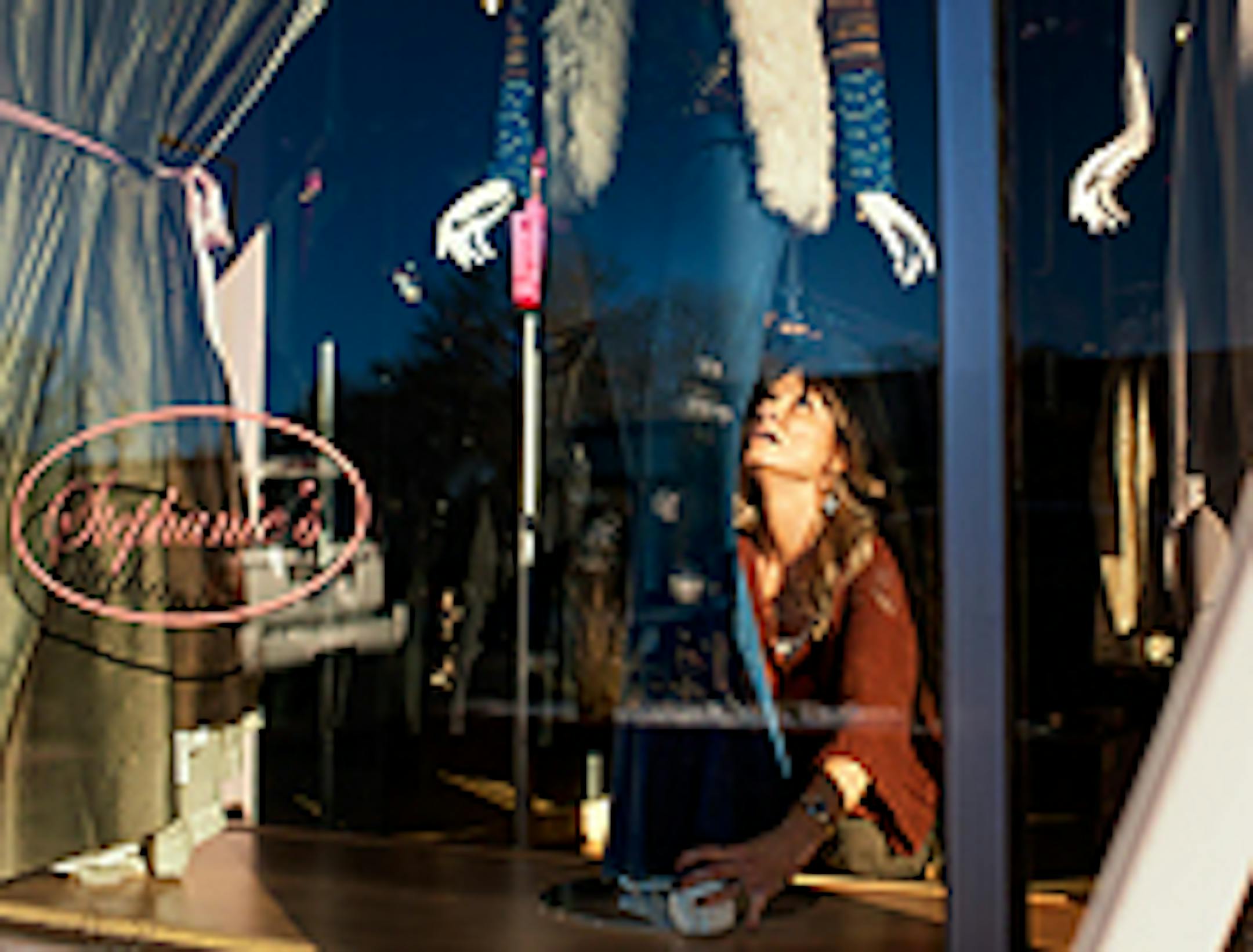 The front window of Stephanie's in St. Paul