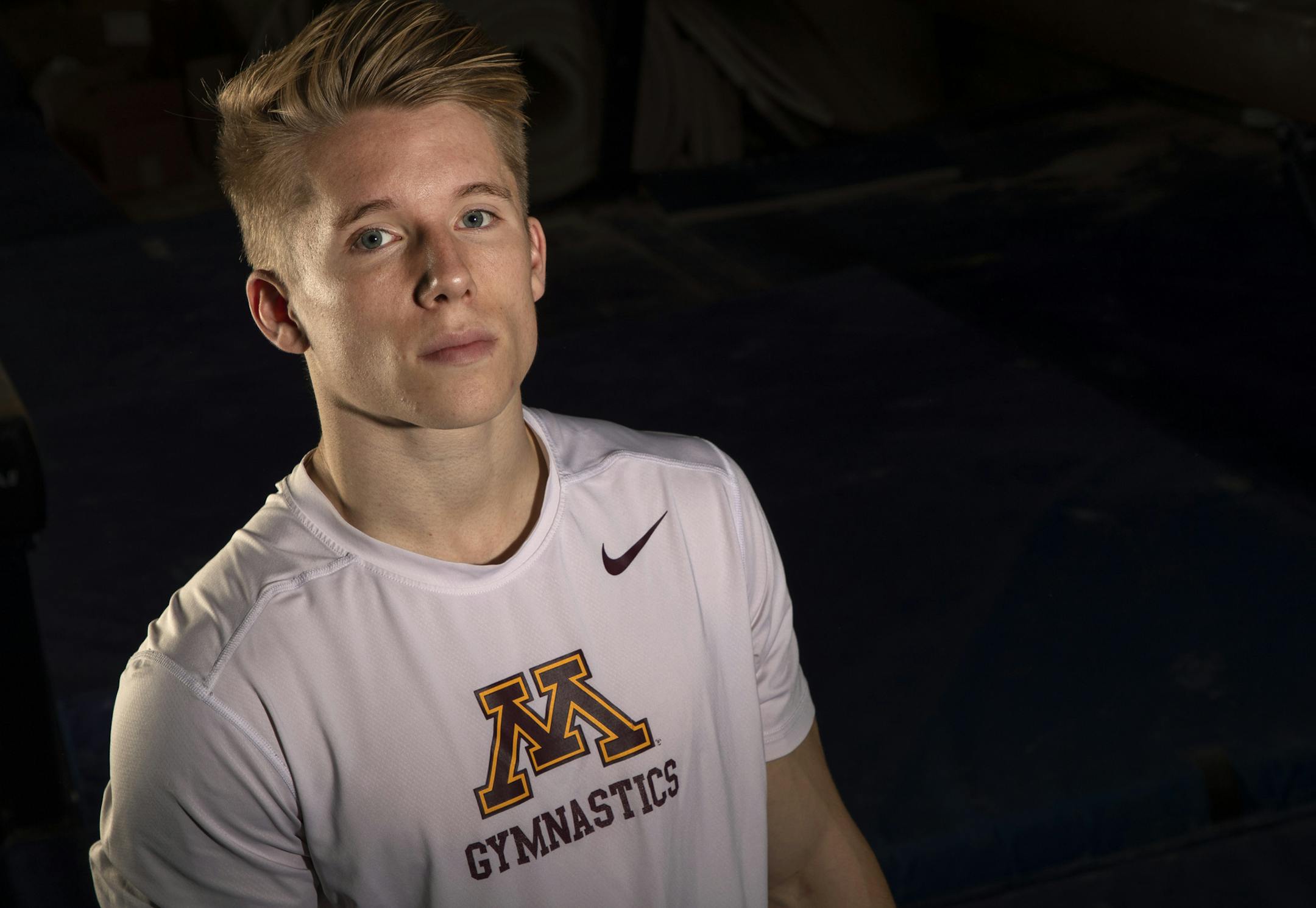 University of Minnesota Gophers gymnast Shane Wiskus. ] CARLOS GONZALEZ • cgonzalez@startribune.com - August 28, 2019, Minneapolis, MN, University of Minnesota Gophers, Gophers gymnast Shane Wiskus won the vault competition at the U.S. championships in August.