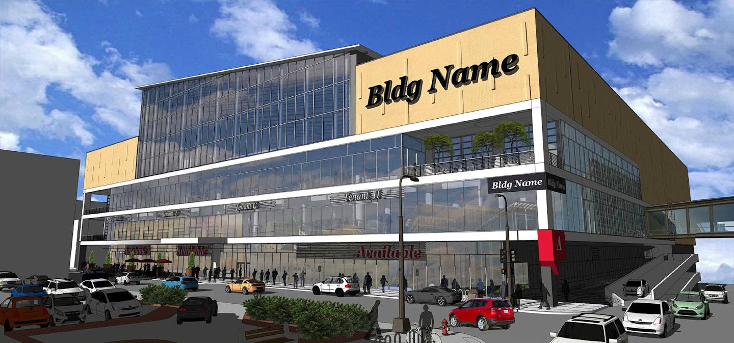 A rendering of plans for the former Macy's building in downtown St. Paul.