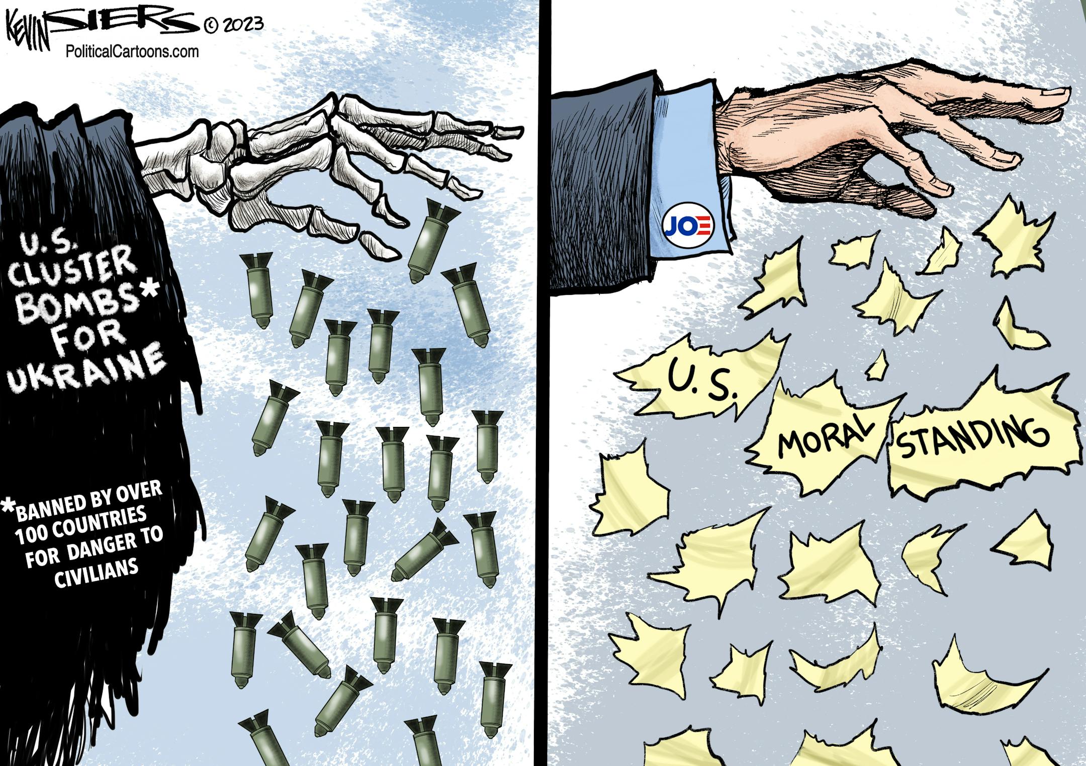 Ukraine, NATO, cluster bombs, war