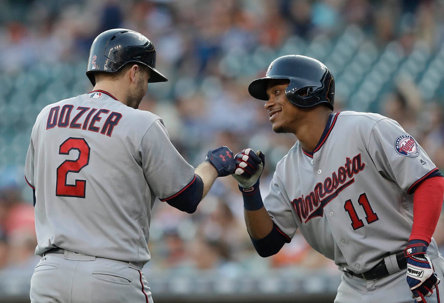 Jorge Polanco (11) was one of the Twins' best players during their late-season surge in 2017.